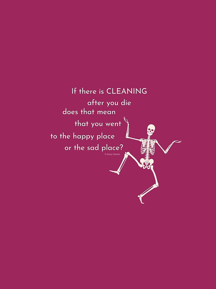 Thumbnail 3 of 3, Drawstring Bag, After You Die Skeleton Halloween Cleaning Humor designed and sold by SavvyCleaner.