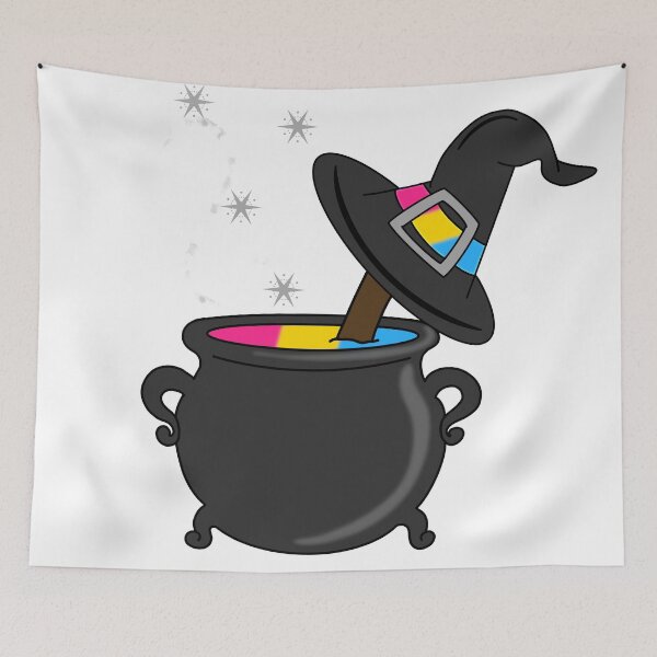 Item preview, Pan Pride Potion Cauldron designed and sold by NerdyCupcake559.