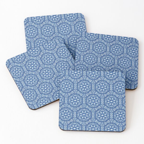 Item preview, Mandala - Geometric blue designed and sold by aleibanez.