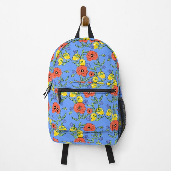 Item preview, Poppy, lemon & cornflower designed and sold by valdegilde.