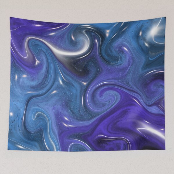 Item preview, Blue Abstract, blue Marble, blue  Abstract, blue  Liquid designed and sold by Logic72.