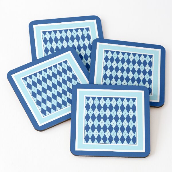 Artikelvorschau, Schickes blaues Argyle entworfen und verkauft von vortexatelier.