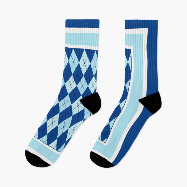 Artikelvorschau, Schickes blaues Argyle entworfen und verkauft von vortexatelier.