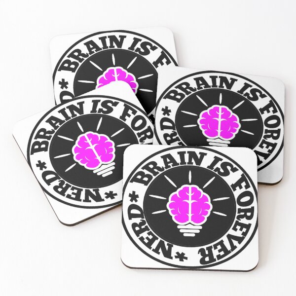 Item preview, Brain Is Forever nerd designed and sold by Toonify4U.