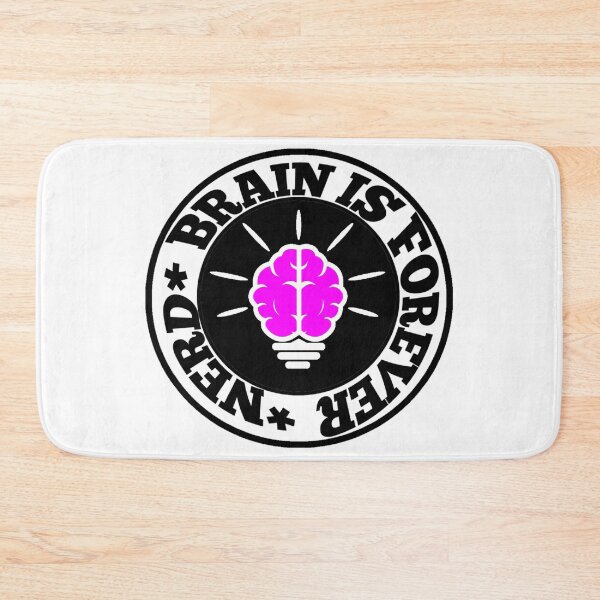 Item preview, Brain Is Forever nerd designed and sold by Toonify4U.