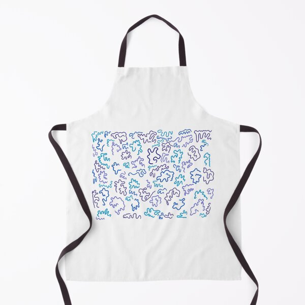 Item preview, Abstract Squiggle Art - BLUE PURPLE designed and sold by beccaamac.