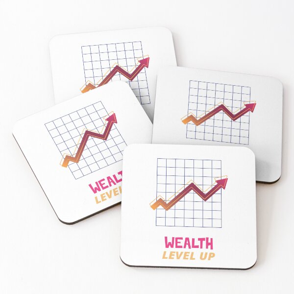 Item preview, Wealth Mindset Level Up designed and sold by HappyFunnyTees.