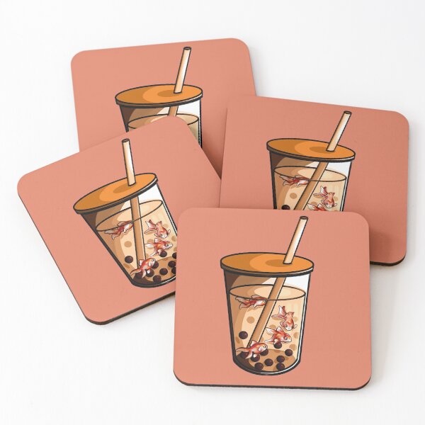 Item preview, A Boba with Fishes! designed and sold by xeeru.