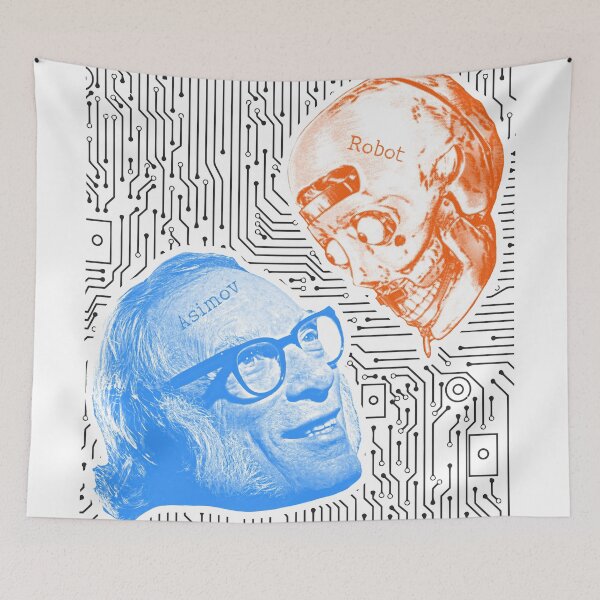 Item preview, Issac Asimov // I, Robot Retro FanArt designed and sold by acquiesce13.