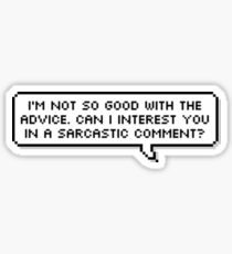 Can I interest you? Sticker