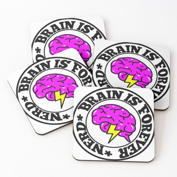 Item preview, Brain Is Forever nerd designed and sold by Toonify4U.