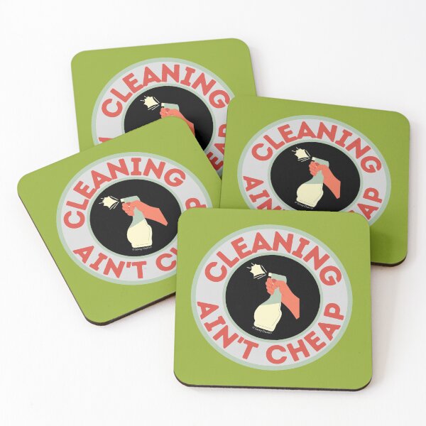Item preview, Retro Cleaning Ain't Cheap Spray Bottle Housekeeping Lady Gifts designed and sold by SavvyCleaner.