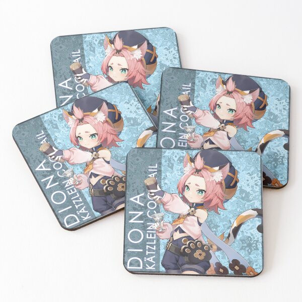 Item preview, Diona Genshin Impact designed and sold by dudu-inpajamas.