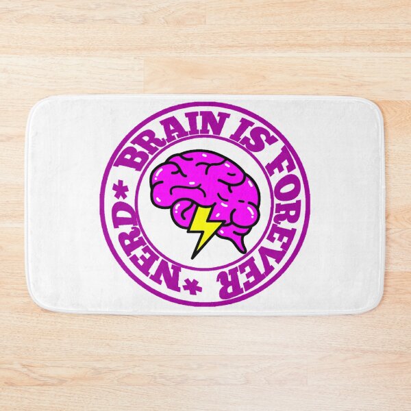Item preview, Brain Is Forever nerd designed and sold by Toonify4U.
