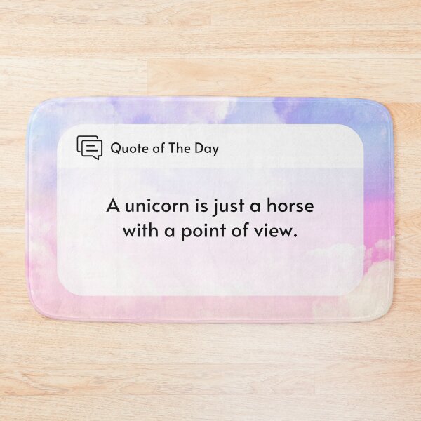 Item preview, A unicorn is just a horse with a point of view designed and sold by LADYGOODMOOD.