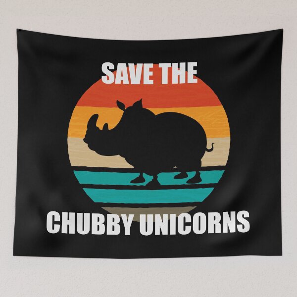 Item preview, Save the Chubby Unicorns designed and sold by Animal Gifts For Animal Lovers.