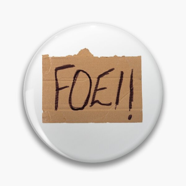 Item preview, Stukje carton met de tekst “Foei!” designed and sold by funkyworm.