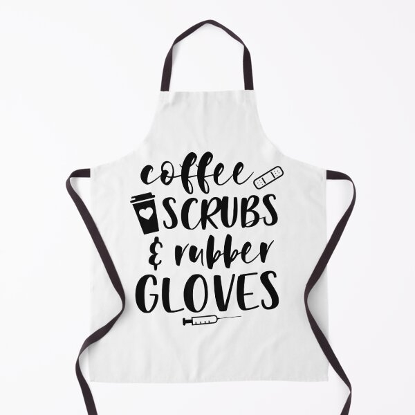 Item preview, Coffee Scrubs And Rubber Gloves Funny Nurse Quote designed and sold by Briekel.
