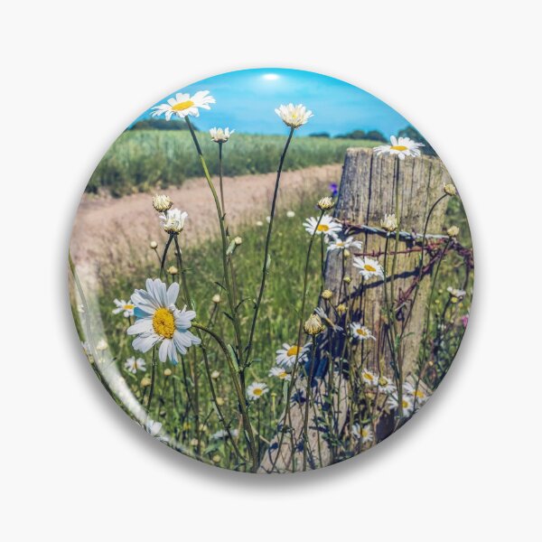 Item preview, Daisies on a post in a field at Wortley, Yorkshire designed and sold by Itsgrimupnorth.
