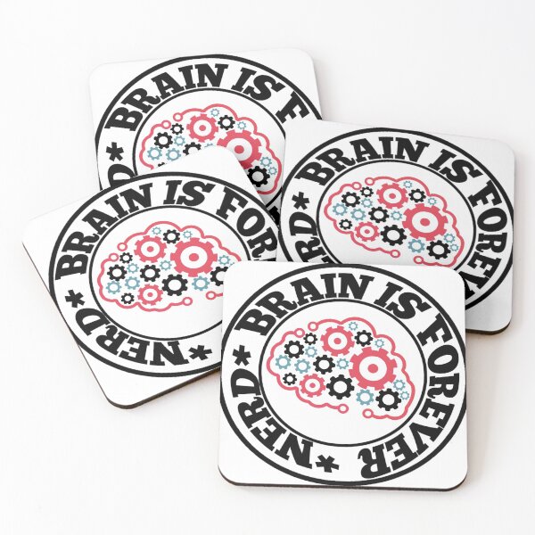 Item preview, Brain Is Forever nerd designed and sold by Toonify4U.