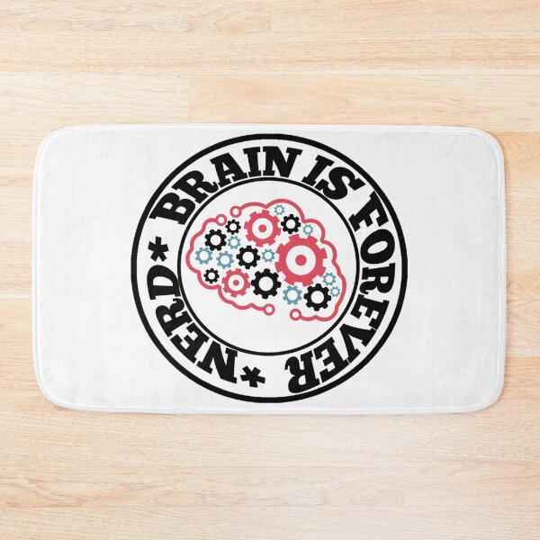 Item preview, Brain Is Forever nerd designed and sold by Toonify4U.