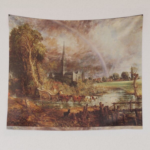 Item preview, Salisbury Cathedral from the Meadows - John Constable designed and sold by Vintage Designs +.