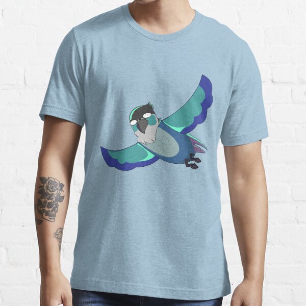 Jaiden animations funny eyes cute flying bird, parrot watching you funny   Kids T-Shirt for Sale by SGS