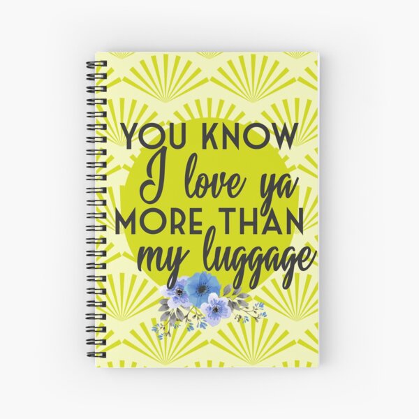 Aperçu de l'œuvre Vous savez que je t'aime plus que mes bagages Steel Magnolias Clairee Movie Make Up Quote créée et vendue par gunsnhoney.