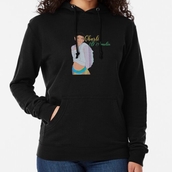 charli D amelio Sudadera ligera con capucha