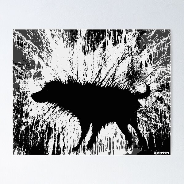 Item preview, Banksy Wet Dog Shakes designed and sold by WE-ARE-BANKSY.