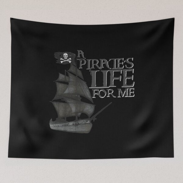 Item preview, A pirate's life for me ship with black sails designed and sold by grmcclure.