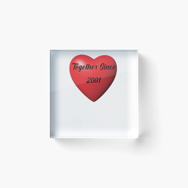 Item preview, Together Since 2001 designed and sold by NiceShirtY.