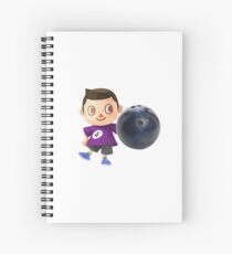 Villager bowling ball Spiral Notebook