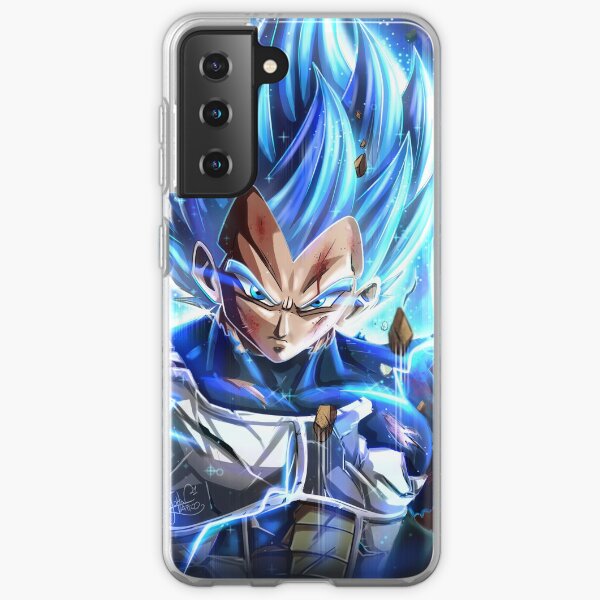 vegeta and goku power up Samsung Galaxy Soft Case