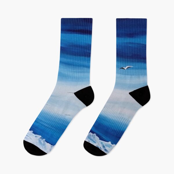 Item preview, Blue Seascape Seagull Art designed and sold by Sami Art Studio.