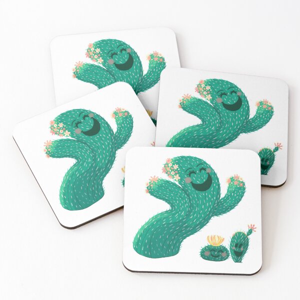 Item preview, Happy Dancing Mama Cactus - transparent, clear designed and sold by Shelleywebb.