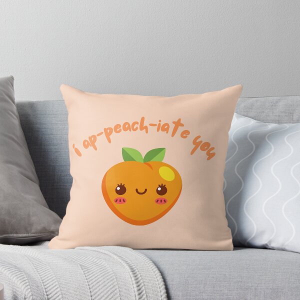 Item preview,  I A-Peach-iate you   -  I Appreciate You food Pun                      pch designed and sold by GoodMoodFood.