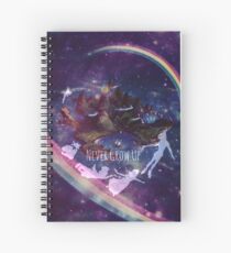 Neverland Galaxy Spiral Notebook