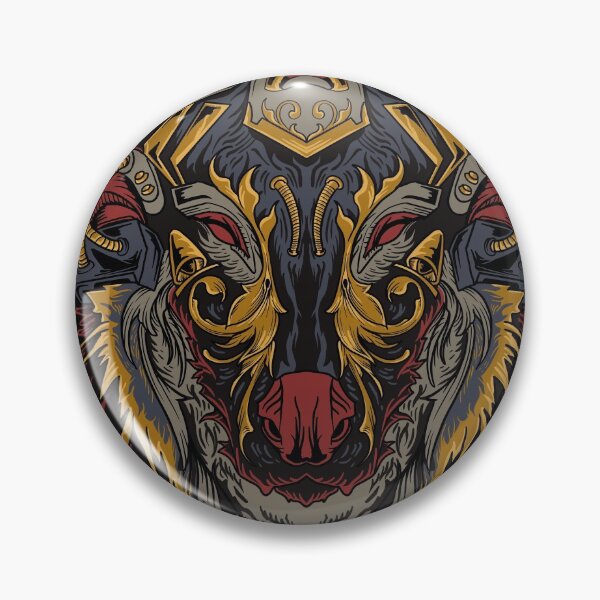 Item preview, Vintage Cyborg Wolf Head designed and sold by mazyoy.