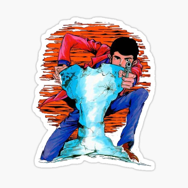 Lupin The Third Sticker For Sale By Bonjonodon Redbubble