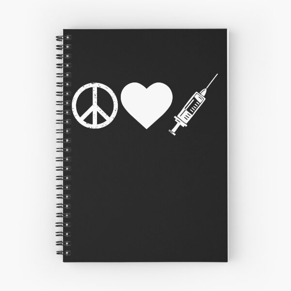 Item preview, Peace Love Vaccine Anti-Virus Germaphobe Pro Vaccination Gear designed and sold by DynamicDesign.