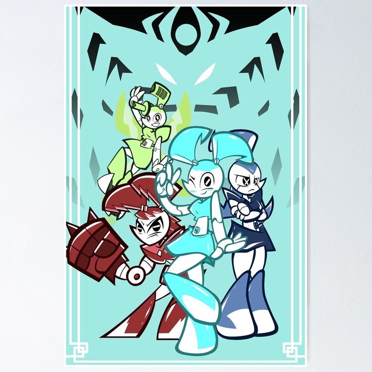 MLAATR - XJ-9 a.k.a. Jenny Smiling Sticker for Sale by mvelas17