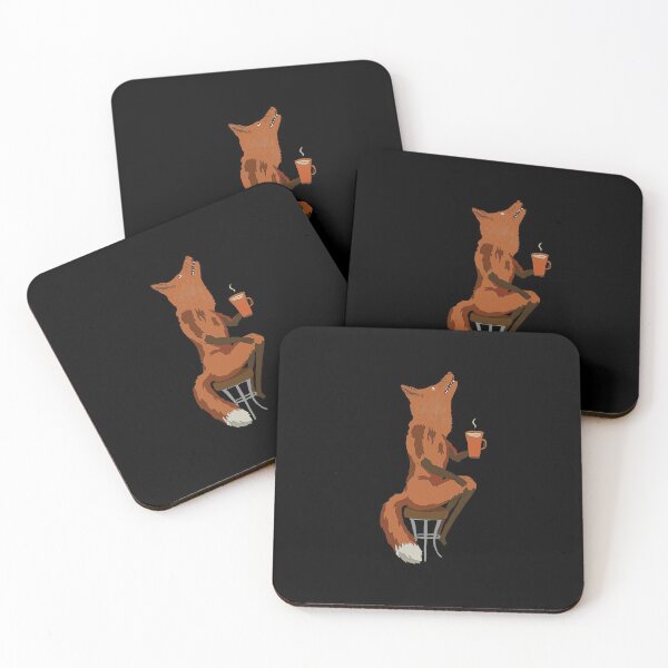 Item preview, Cozy Fox drinking tea Classic designed and sold by Graphics Adora.