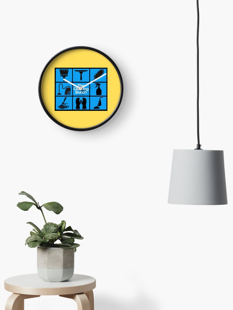 Thumbnail 1 of 4, Clock, The Cleaning Bunch Cleaning Supplies Fun Lady Gifts designed and sold by SavvyCleaner.