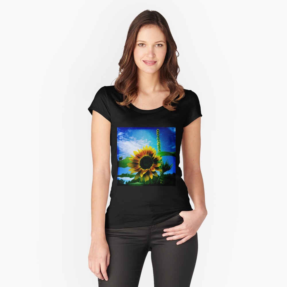 Item preview, Fitted Scoop T-Shirt designed and sold by OneDayArt.