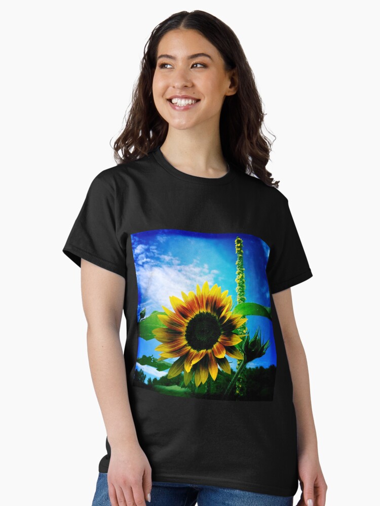 Thumbnail 2 of 7, Classic T-Shirt, Sunflower Lover - Sunflower Art Photography designed and sold by OneDayArt.