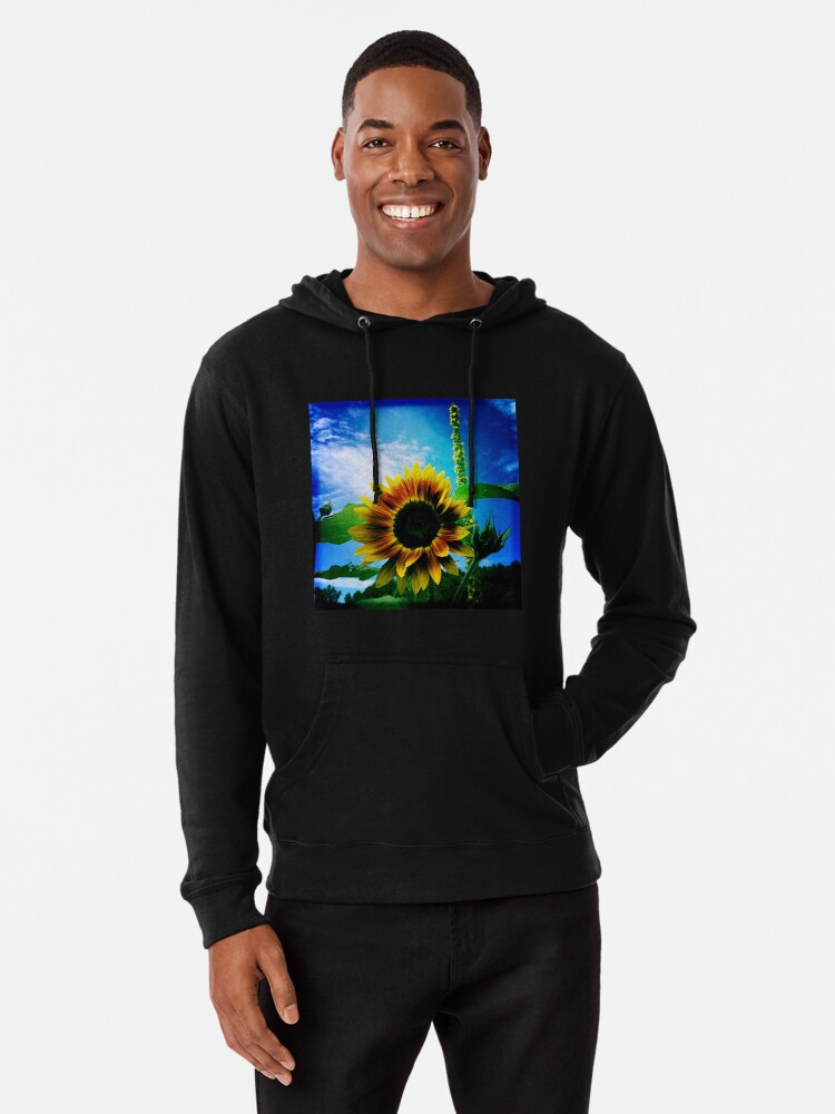 Alternate view of Sunflower Lover - Sunflower Art Photography Lightweight Hoodie