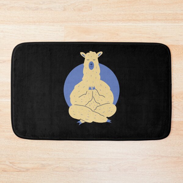 Item preview, Namaste Yogi Llama Animal Yoga Exercise Om Pose designed and sold by Ofca.