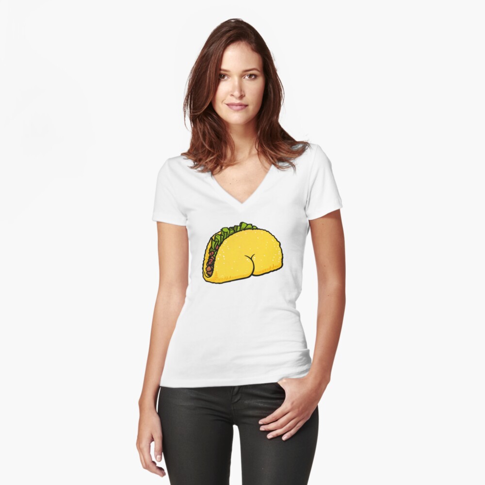 Item preview, Fitted V-Neck T-Shirt designed and sold by briancookart.