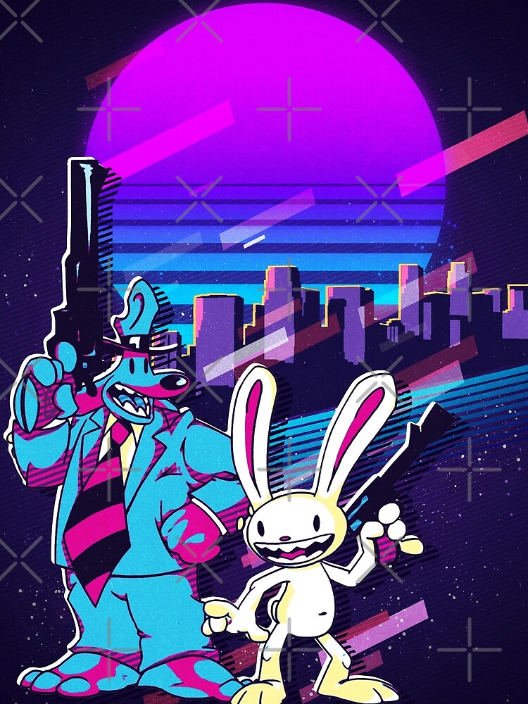 Thumbnail 3 of 3, Scarf, Retro Sam & Max designed and sold by Ratch2929.
